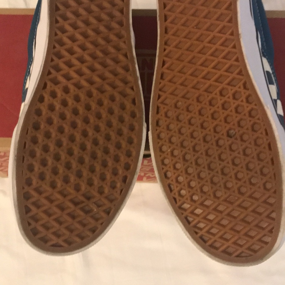 Vans Classic Slip-On Men's Shoes - Corsair Checkerboard - Picture 11 of 11